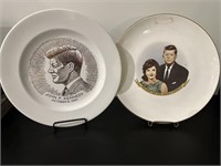 2 vintage 60’s John F Kennedy Jacquelyn plates