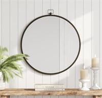 $50 24” Round Circle Wall Mirror