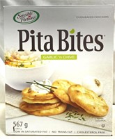 Pita Bites Garlic ‘n Chive Oven Baked Crackers *