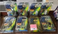 8 NIB STAR WARS POWER OF THE FORCE ACTION FIGURES