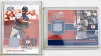 (2) NOMAR GARCIAPARRA JERSEY PATCH CARDS