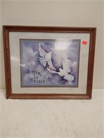 Spiritual framed artwork