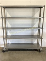 Large Metal Shelf Cart
