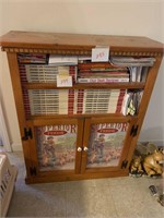 NICE WOOD CABINET NO CONTENTS
