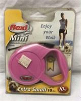 E2) NEW, FLEXI MINI RETRACTABLE CORD LEASH, NEW