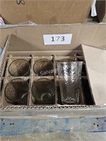 8pc drinking glasses