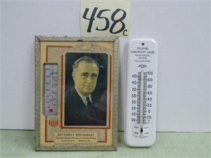 Butterfly Restaurant Thermometer - Galesburg, IL &