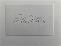 Paul Shelley original signature