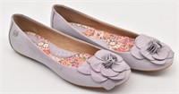 Born Women's 8.5 Leather Purple Ballet Flats Shoes