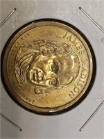 James Madison coin