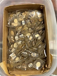 LARGE BOX OF VINTAGE WATCH CRYSTAL FACES NEW