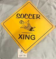 Soccer Xing Sign