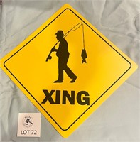 Fisherman Xing Sign