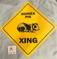 Guinea Pig Xing Sign
