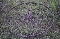 1 Iron Wagon Wheel 54"