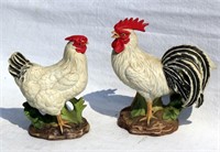 Lefton Hand Painted Japan Chickens