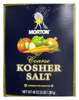 4 Pack - 3 lb Morton Coarse Kosher Salt (12 lb)