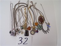 Assorted Vintage/Now Costume Necklaces