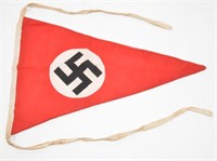 WWII German NSDAP Pennant Flag