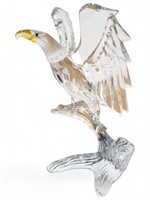 Swarovski Crystal Bald Eagle Figurine
