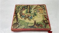 Vintage Snow White wooden blocks puzzle