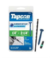 Tapcon $34 Retail 1/4" x 2-1/4" Concrete Anchors