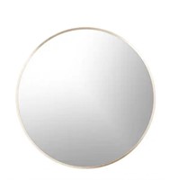 Mona 24 in. W x 24 in. H Round Stainless Steel