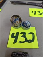 Pair of Vintage Marbles