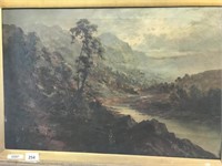 OIL PAINTING FRAME BADLY DAMAGED