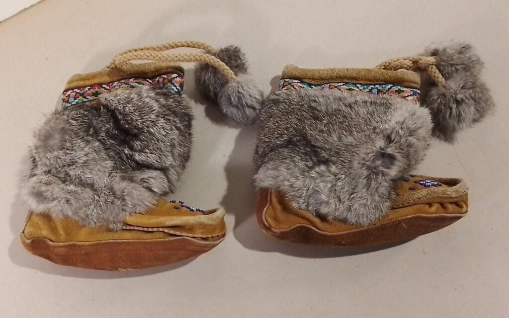 Indigenous Moccasins For Small Child