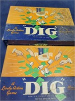 Vintage "DIG" Game and add on