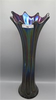 Imp. 17.5" elec. purple Morning Glory funeral vase