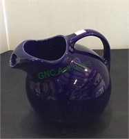 Vintage Hall cobalt blue ceramic pitcher