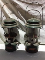Two vintage Coleman lanterns