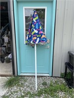 Umbrella for the sandy beach