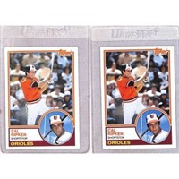 (3) 1983 Topps Cal Ripken Jr. 2nd Year Cards