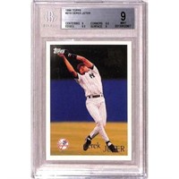 1996 Topps Derek Jeter Rookie Bgs 9