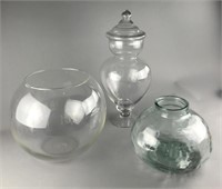 3 Extra Large Glass Pieces