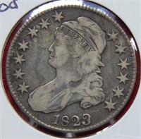 1823 Bust Silver Half Dollar - Patched 3