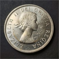 Silver 24.4g 1961 Canadian $1 Coin