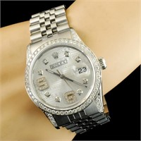 36MM Rolex DateJust with 1.50ctw Diamond Watch