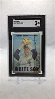 1967 Topps #609 Tommy John SGC 3 baseball card