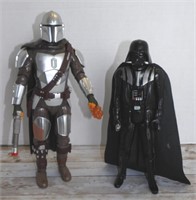 DARTH VADER & MANDALORIAN ACTION FIGURES