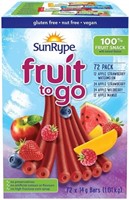 SunRype - Fruit To Go - 72 pack x 14g bars BB NO