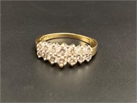 14k gold diamonds ring 3.88 grams