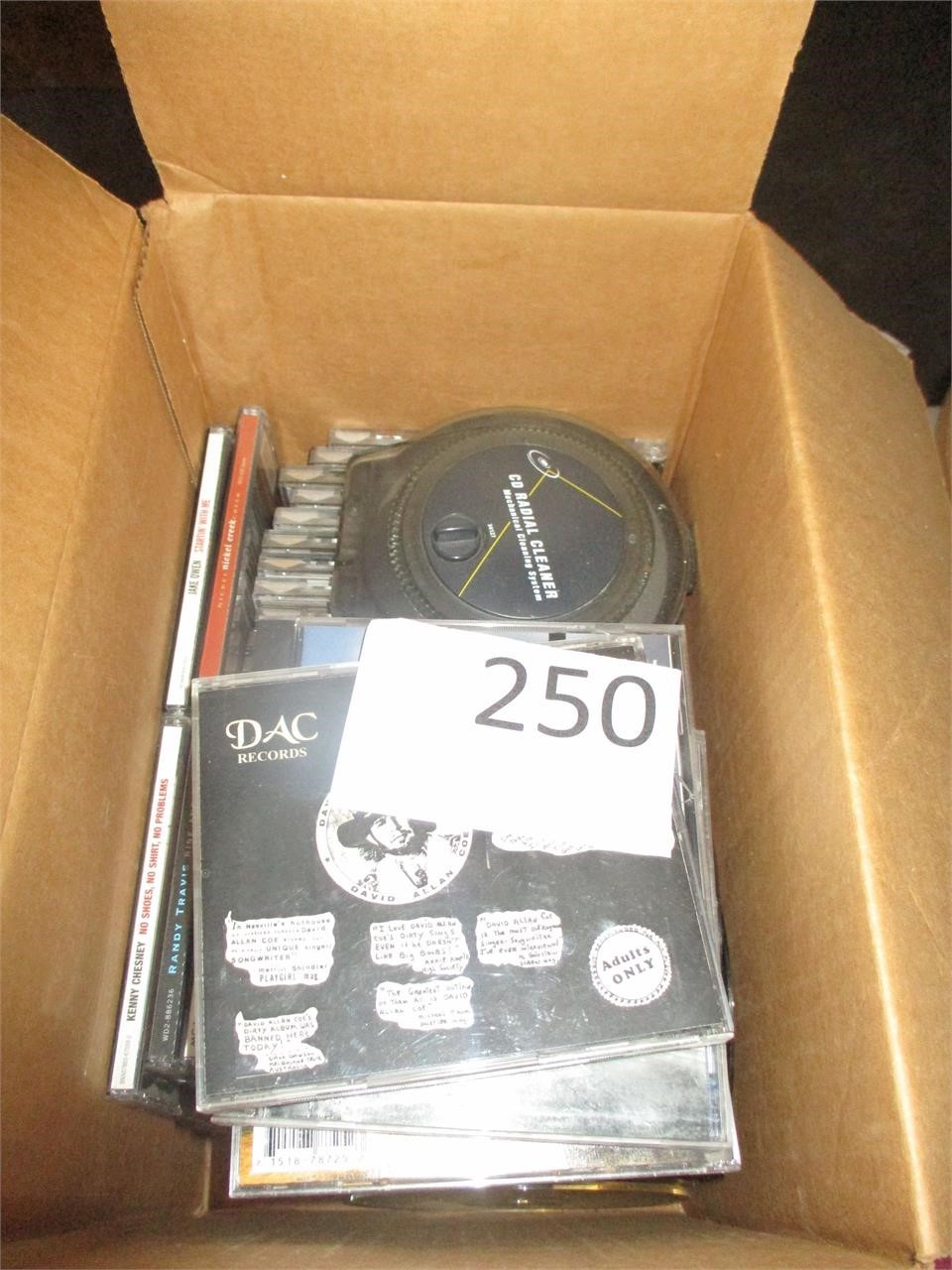Box of CDs--Country Music