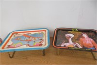 Vintage ET TV Tray & Walt Disney Tray