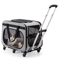 HOVONO Extra Large Pet Carrier with Wheels for