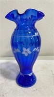 Fenton Cobalt Blue Vase