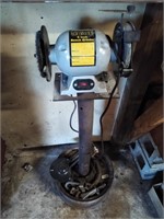 bench grinder and stand